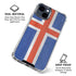 Iceland Flag Distressed iPhone 15 Clear Case